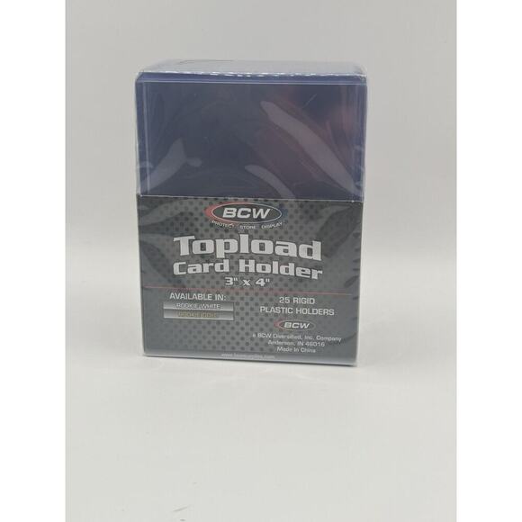 BCW 1-TLCH-RG 3X4 Topload Card Holder - Rookie Imprinted Gold 25 pieces. - Picture 4 of 4